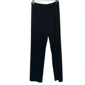 A&K Designs light, flowing black,  wide leg, palazzo pants w front zipper